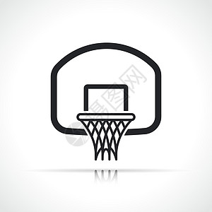 篮球架篮板环 ico背景图片