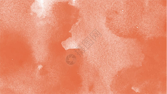 纹理背景和 web 横幅设计的橙色水彩背景墨水水彩画白色艺术晴天创造力笔触染料插图橙子图片