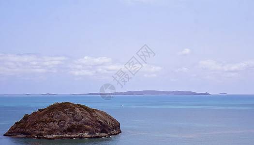 孤石岛海景图片