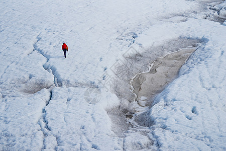 挪威北极地区öld冰川图片