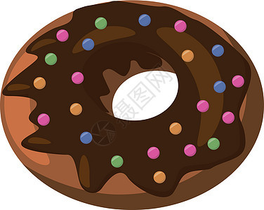 甜甜圈图标饮食糕点奶油咖啡店美食菜单食物香草糖果甜点图片