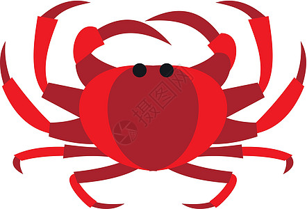 螃蟹 iconflat 样式图片
