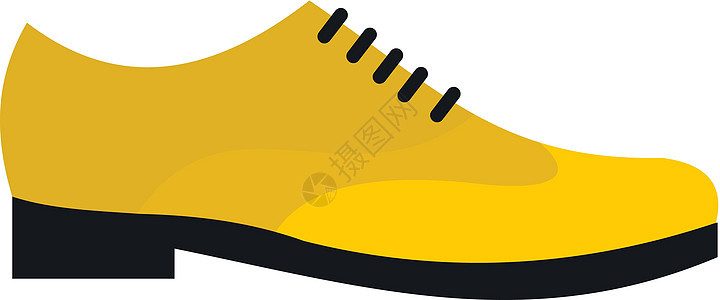 男性黄色鞋子图片