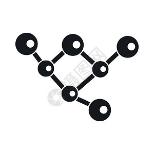 分子结构图标简单样式背景图片