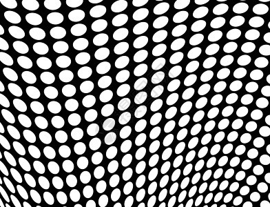 抽象半色调波点缀背景 未来派扭曲的 grunge 图案圆点 海报的矢量现代光学波普艺术纹理黑色网络风格打印圆形创造力插图白色装饰图片