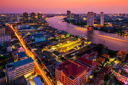 时尚景色的河边现代建筑首都天空中心办公室景观旅游摩天大楼城市天际商业图片