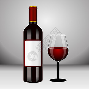 葡萄酒派对庆典玻璃品酒水晶香味酒杯瓶子红色酒瓶图片