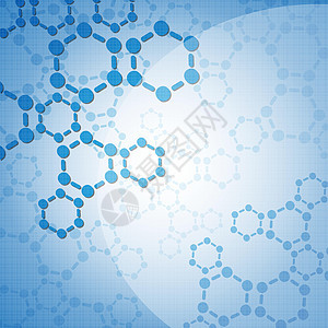抽象分子医学背景化学原子卫生药品生物蓝色化学品粒子化学家基因图片