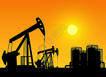 石油井架原油天空油井油田资源炼油厂汽油危机萃取机器图片