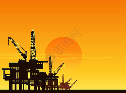 石油井架制造业危机汽油场景技术气体萃取资源工具燃料图片