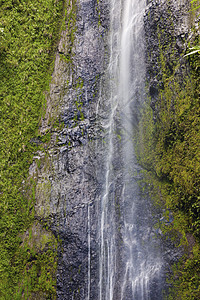 尼加拉瓜奥梅特佩岛圣雷蒙瀑布荒野天际旅行瀑布全景地标小岛蓝色图片