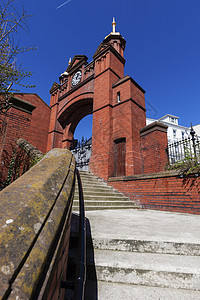 道格拉斯火车站大门城市城市生活晴天旅行小岛建筑学天空首都蓝色日落图片