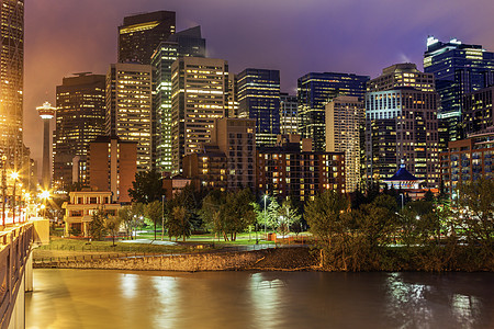 Calgary  城市全景地标商业景观建筑学市中心建筑旅行天际天空摩天大楼图片