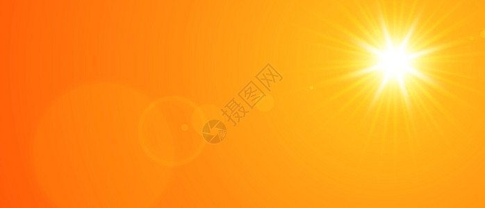 阳光明媚 傍晚橙色的天空活力辉光时间日光插图力量太阳晴天天堂日落图片