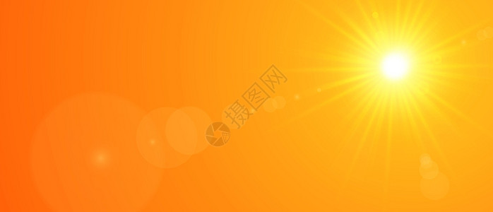 阳光明媚 傍晚橙色的天空日光晴天活力自然太阳镜片火花插图力量耀斑图片