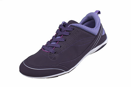 白色鞋底有运动鞋 白背景也有运动鞋活动赛跑者锻炼衣服跑步工作室火车紫色皮革帆布图片