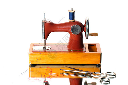 有剪刀和波宾的缝纫机 儿童苏维埃缝纫机玩具图片