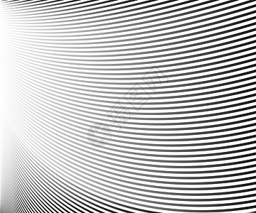 抽象扭曲的对角线条纹背景 矢量弯曲扭曲的线纹理 全新的商业设计风格曲线水平墙纸装饰品艺术织物波浪状光学纺织品技术图片