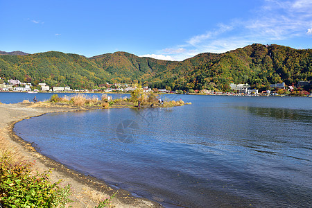 日本川口湖旅行火山公园图片