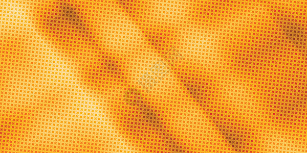 90 年代风格 带有橙色渐变的半色调风格的创意插图 抽象多彩的几何背景 壁纸网页纹理的模式环境传单橙子卡片马赛克海浪庆典装饰横幅图片