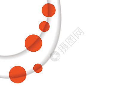 与五颜六色的剪纸形状的抽象背景 海报横幅卡的设计 白色和橙色的抽象圆形插图  3D 纸质图像与明亮色彩的微妙融合 复制空格创造力图片