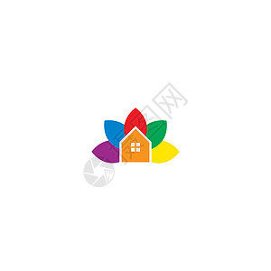 房子标志商业精英奢华项目住宅财产公司工程标识身份背景图片