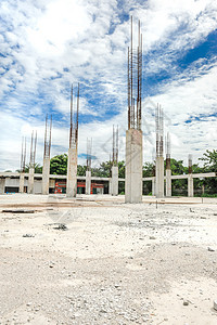 建筑工地的基建堆积建筑学工程工业项目水泥基础机械地下室工作图片