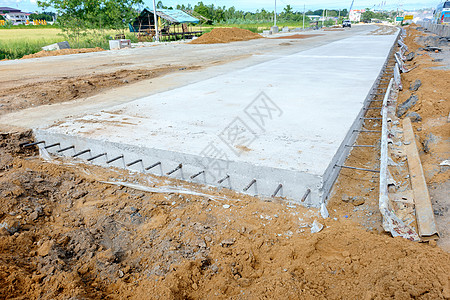 混凝土道路碎石街道运输维修工程水泥石头工作项目建造图片