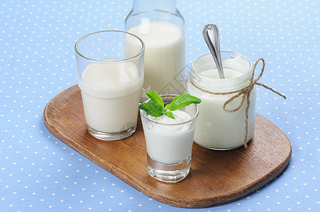 美味的天然酸奶食物产品生物奶油健康饮食白色早餐美食乡村图片