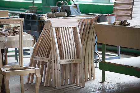 制作椅子 制造椅子商业建筑工作用餐橡木手工工厂生产制造业制造商图片