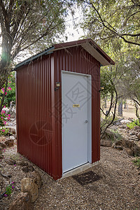 A花园的厕所建筑高清图片
