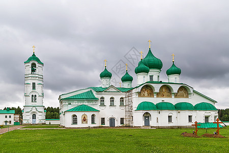 俄罗斯亚历山大斯维斯基修道院地区文化旅行教会艺术建筑学历史宗教地标圆顶图片