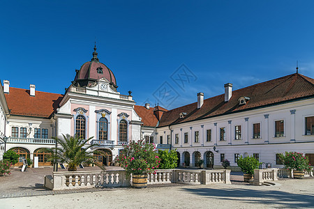 匈牙利戈多洛皇宫风格法庭历史庭院历史性天空纪念碑建筑皇宫皇家图片