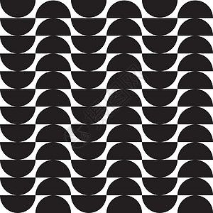 黑白催眠背景 抽象的无缝模式 它制作图案矢量圆圈地面八角形魔法墙纸浴室长方形螺旋素描钻石图片