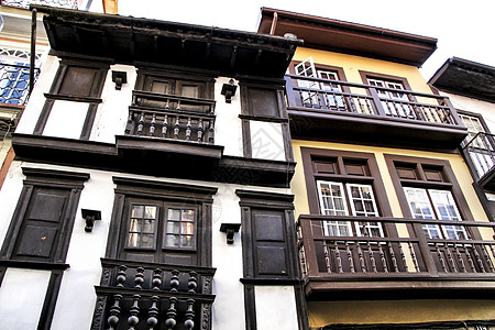 古里马拉斯葡萄牙中世纪村庄的街道 广场和墙面吸引力历史性建筑学古董明信片地标遗产阳台宗教城市图片