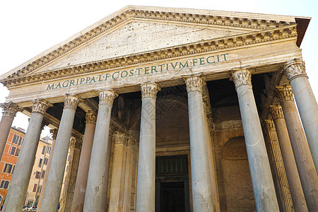 意大利罗马的 万神堂古老罗马寺庙图片