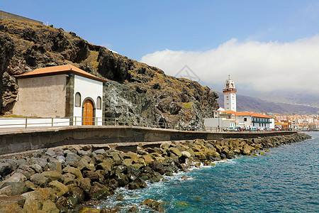 西班牙加那利群岛特纳里费(Tenerife) 坎德拉里亚市的美景图片