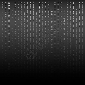 黑与白 算法二进制代码与背景编码解密数据代码矩阵上的数字 它制作图案矢量电脑电子产品软件网络黑色蓝色通讯展示文件互联网图片