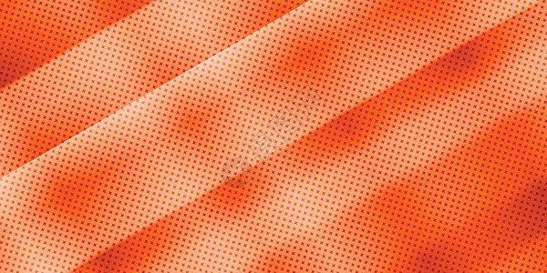 90 年代风格 带有橙色渐变的半色调风格的创意插图 抽象多彩的几何背景 壁纸网页纹理的模式橙子装饰坡度环境艺术马赛克装饰品网站横图片