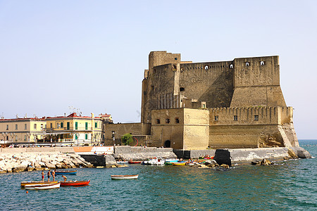 Castel dell'Ovo(蛋城堡) 意大利那不勒斯湾的中世纪堡垒图片