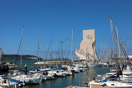 BELEM 25 2018年6月25日 里斯本Belem区Marina和背景发现纪念碑 葡萄牙里斯本图片