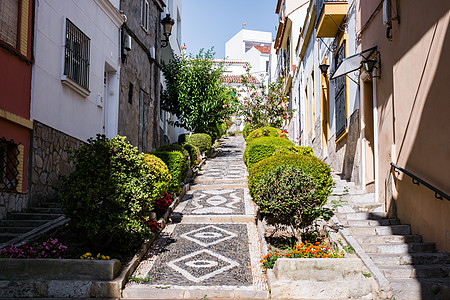 阿尔赫西拉斯美丽的古老街道图片