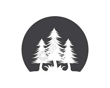 松树矢量图设计徽章木头插图标签环境远足背景林地娱乐冒险图片
