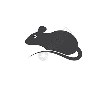 鼠标矢量图标插图设计疾病月球收藏垃圾害虫宠物老鼠艺术尾巴庆典图片