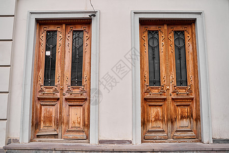 大气复古木制大门 复古风格建筑学乡村窗户历史历史性房子建筑木头金属出口图片