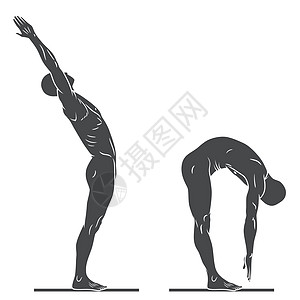 人体身体的背影 运动图片
