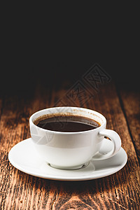 一杯黑咖啡台面食物咖啡店饮料乡村餐厅味道咖啡飞碟桌子图片