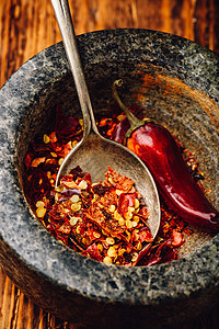 磨碎的红辣椒食物研磨胡椒砂浆辣椒香料种子水果味道饮食图片