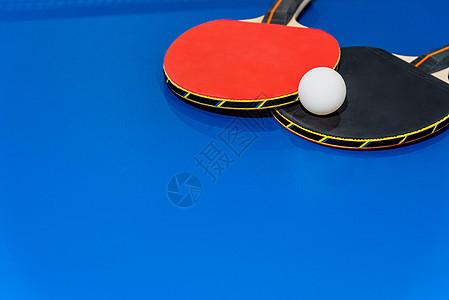 黑红桌网球拍图片