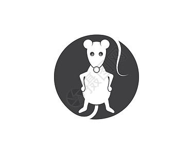鼠标矢量图标插图设计害虫垃圾尾巴庆典宠物老鼠疾病艺术绘画黑色图片